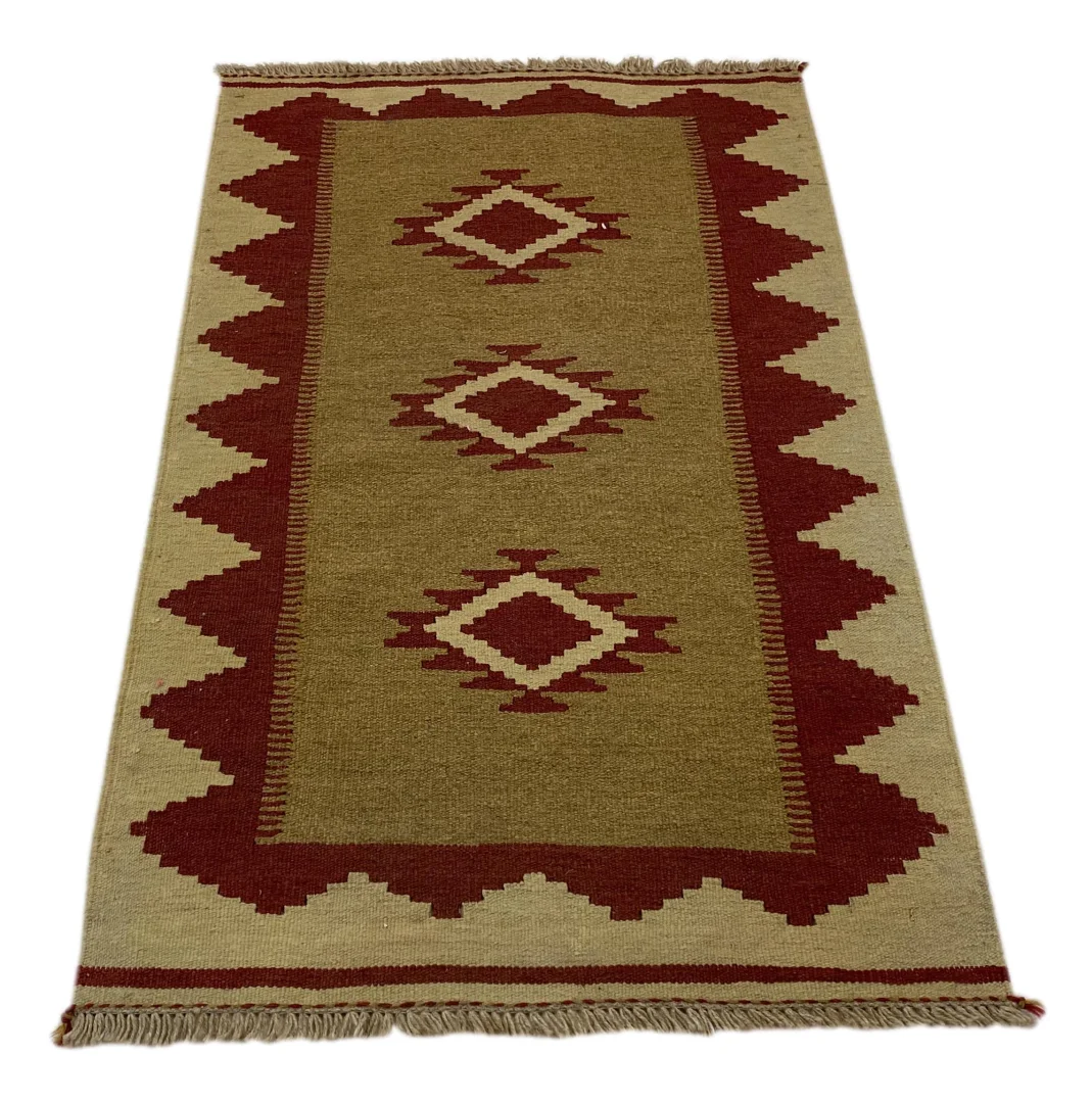 Alternative view of Kilim Persian Rug 117 × 66 cm in Wool, hand-woven