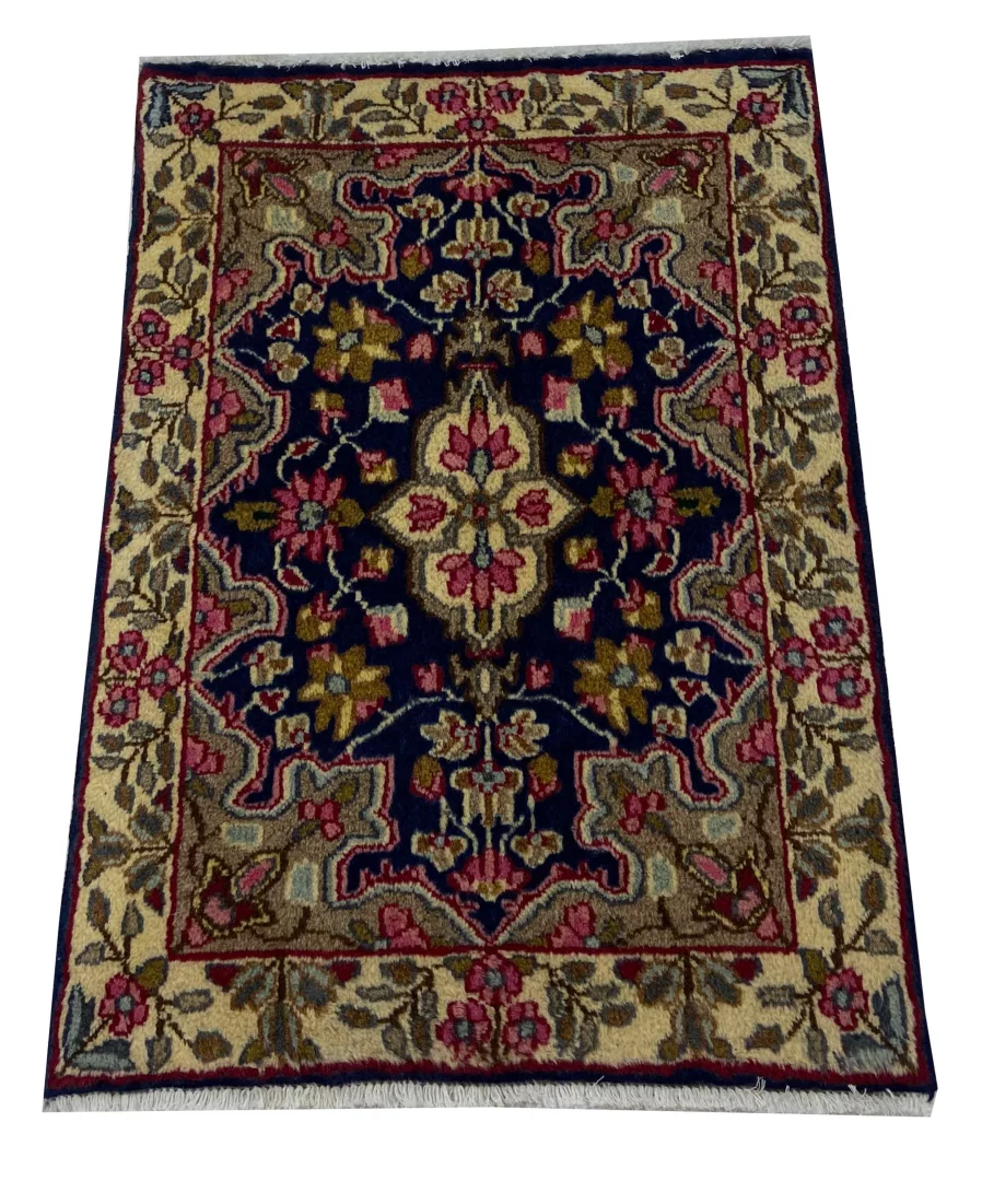 Alternative view of Hand-Knotted Hamadan Persian Rug, 86 × 61 cm, Wool
