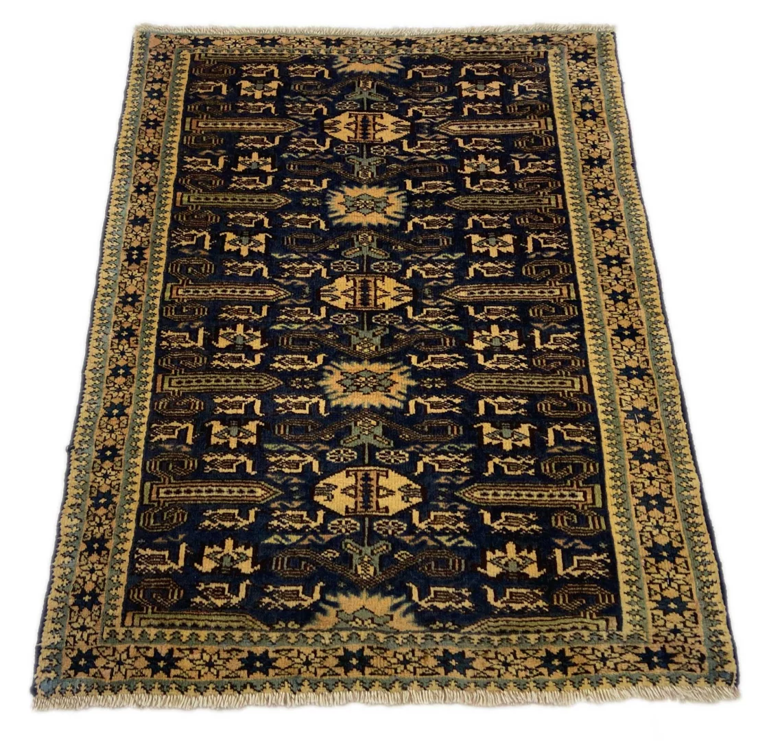 Alternative view of Persian Rug 102 × 82 cm in Wool, hand-knotted