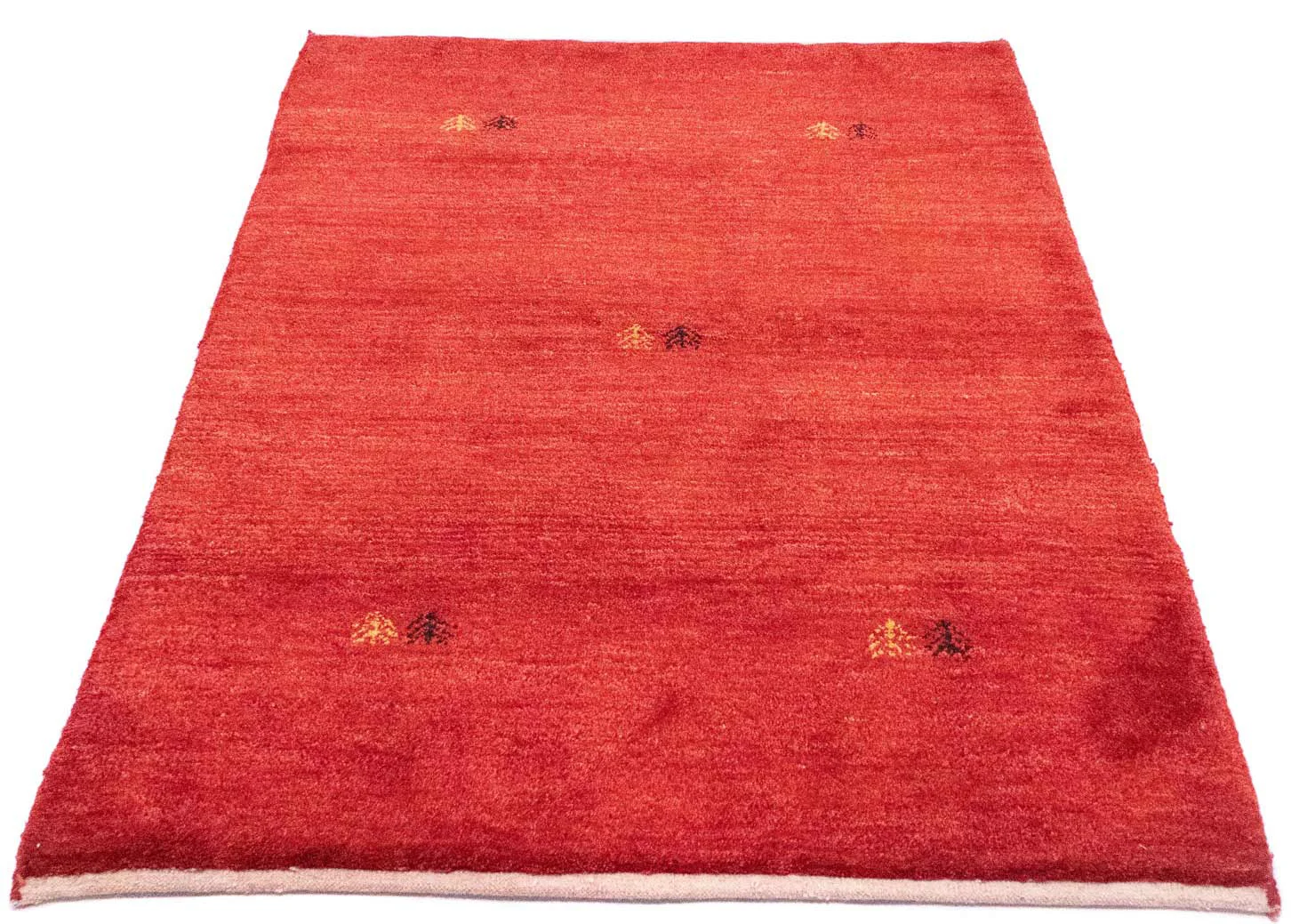 Alternative view of Hand-Knotted Gabbeh Persian Rug, 140 × 100 cm, Wool