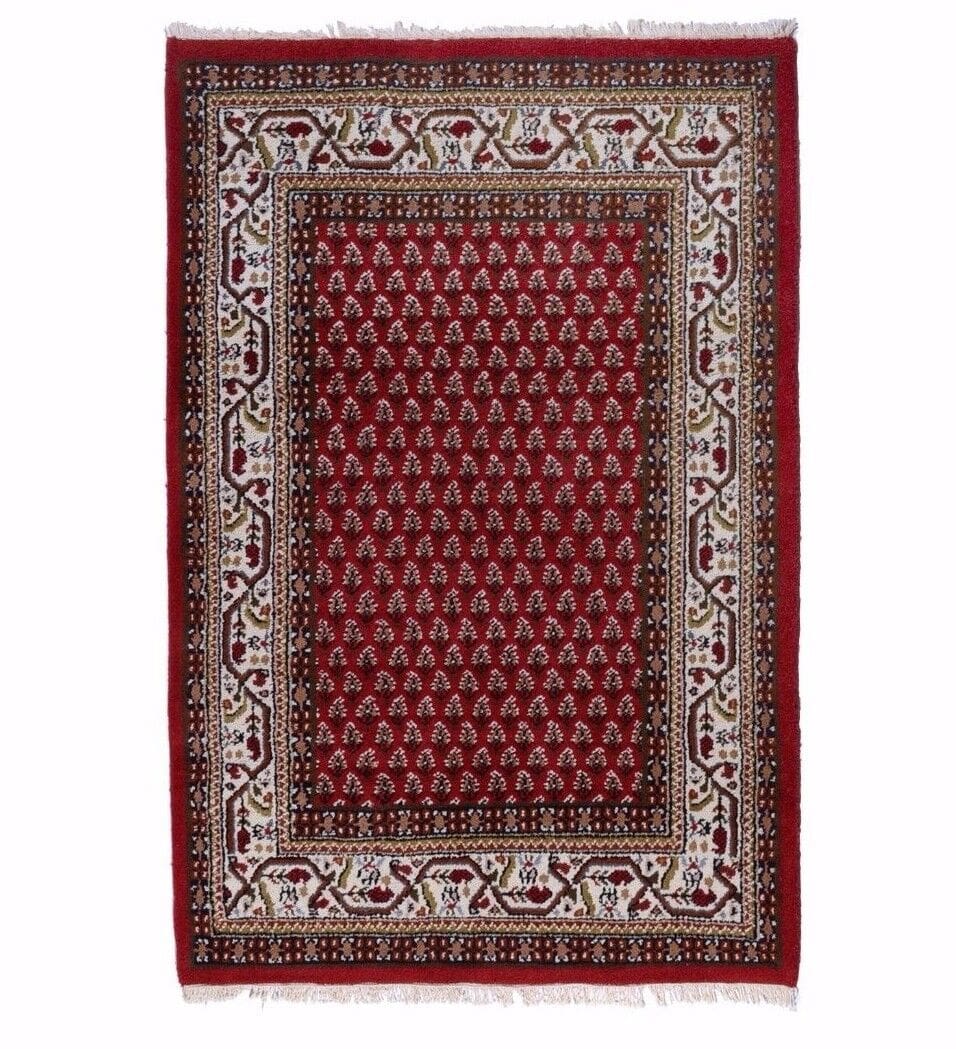 Alternative view of Hand-Knotted Indian Rug, Wool