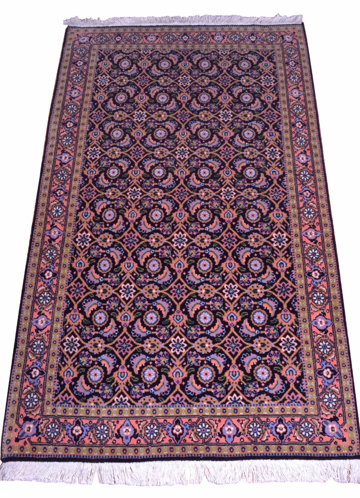 Alternative view of Wool Tabriz Persian Rug 128 × 77 cm, hand-knotted