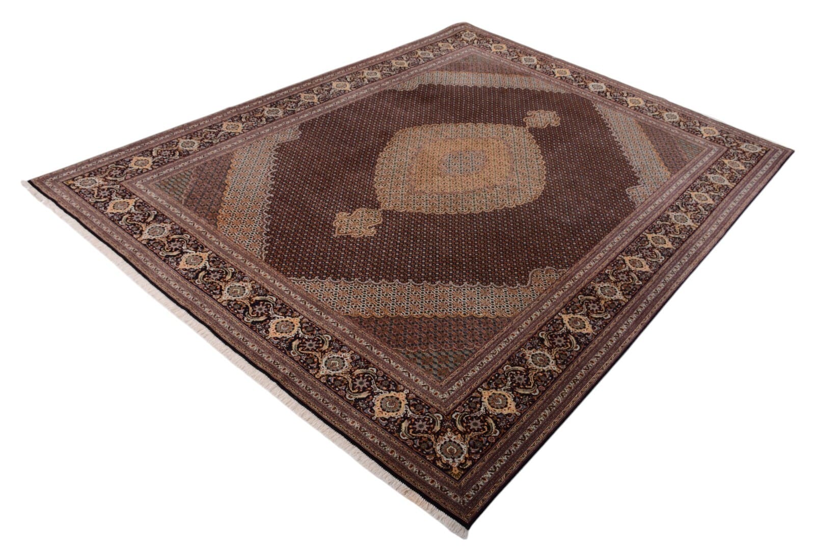 Alternative view of Tabriz Persian Rug 395 × 300 cm in Wool, hand-knotted