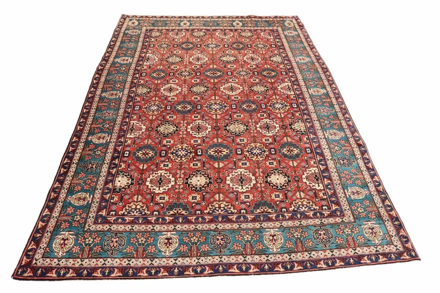 Alternative view of Wool Tabriz Persian Rug 335 × 225 cm, hand-knotted