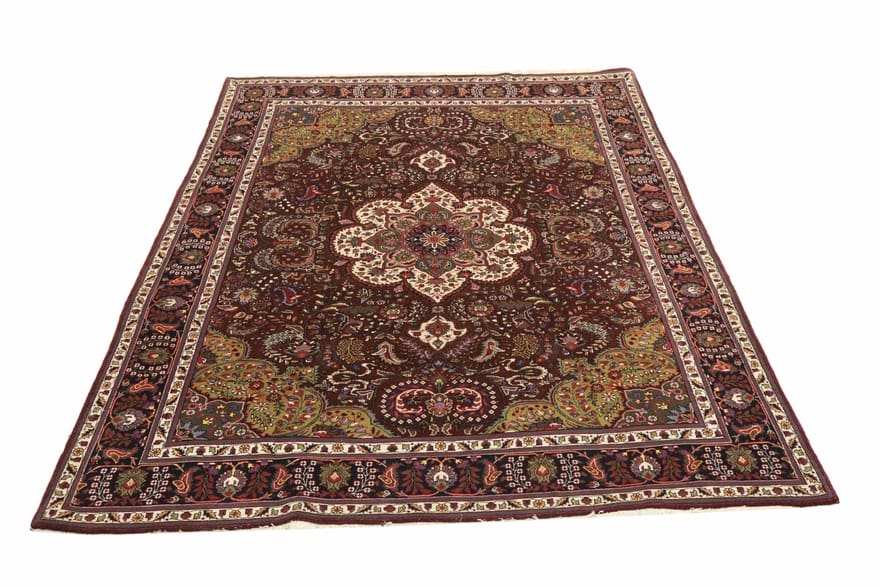 Alternative view of Wool Tabriz Persian Rug 302 × 200 cm, hand-knotted