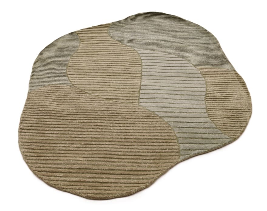 Alternative view of Wool Indian Rug 230 × 160 cm, hand-knotted