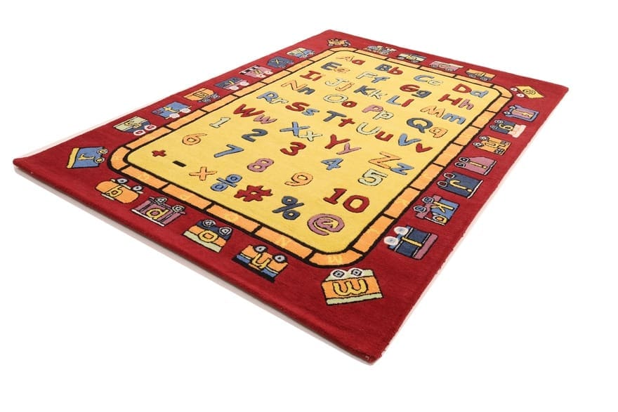 Alternative view of Wool Indian Rug 243 × 170 cm, hand-knotted