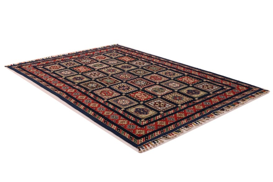 Alternative view of Wool Indian Rug 242 × 170 cm, hand-knotted
