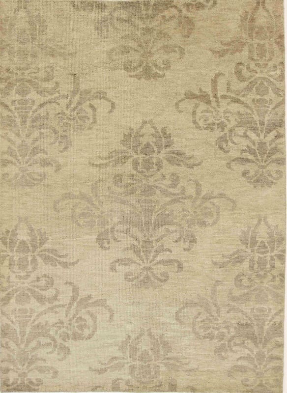 Hand-Knotted Indian Rug, 234 × 171 cm, Wool