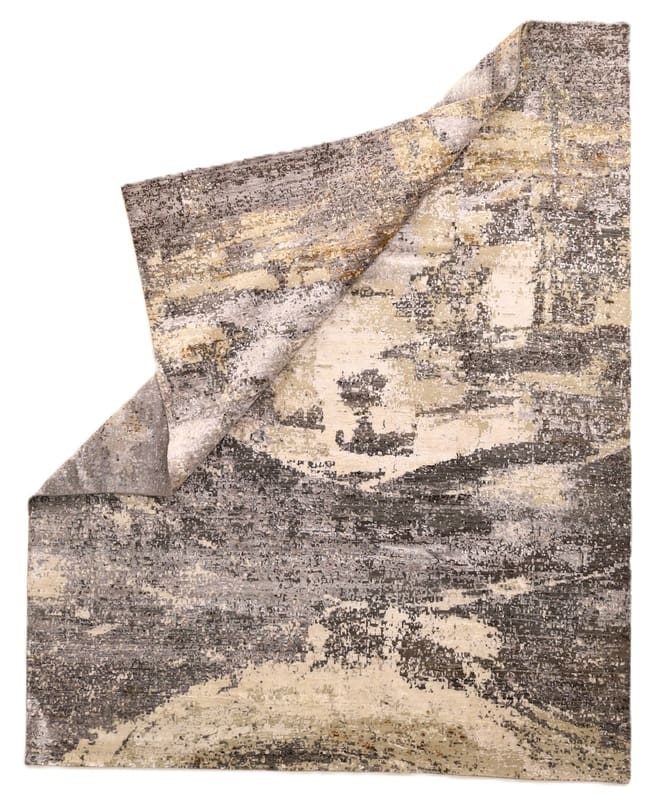 Alternative view of Indian Rug 303 × 242 cm in Wool, hand-knotted