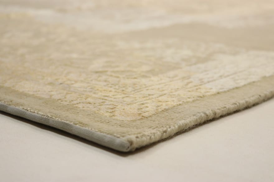 Alternative view of Hand-Knotted Indian Rug, Wool