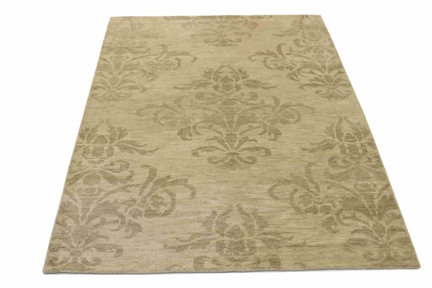 Alternative view of Hand-Knotted Indian Rug, 234 × 171 cm, Wool