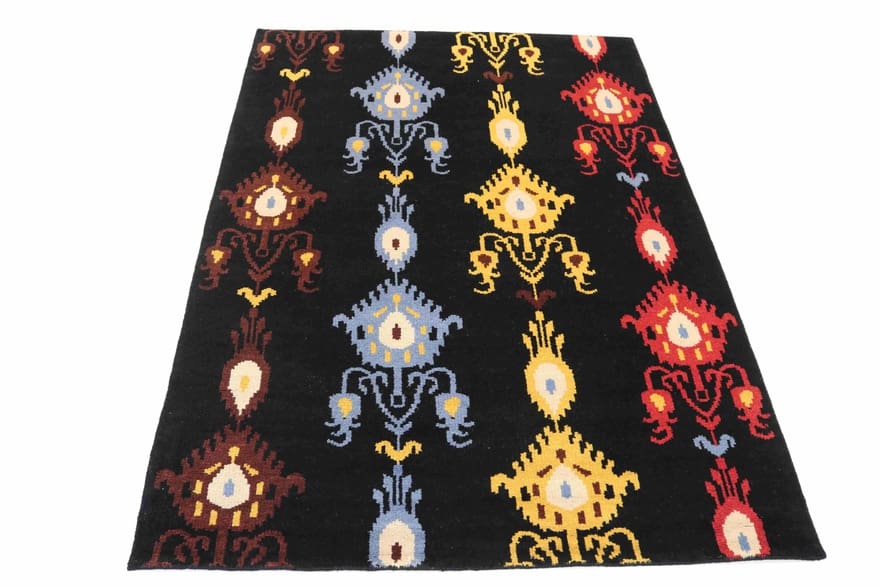 Alternative view of Hand-Knotted Indian Rug, 238 × 172 cm, Wool