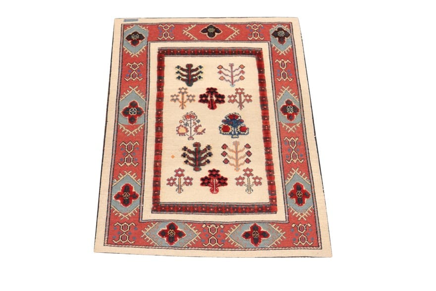 Alternative view of Persian Rug 89 × 60 cm in Wool, hand-knotted