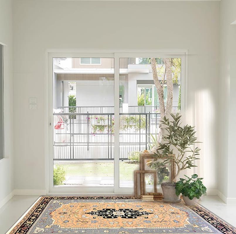 Alternative view of Wool Persian Rug 412 × 303 cm, hand-woven