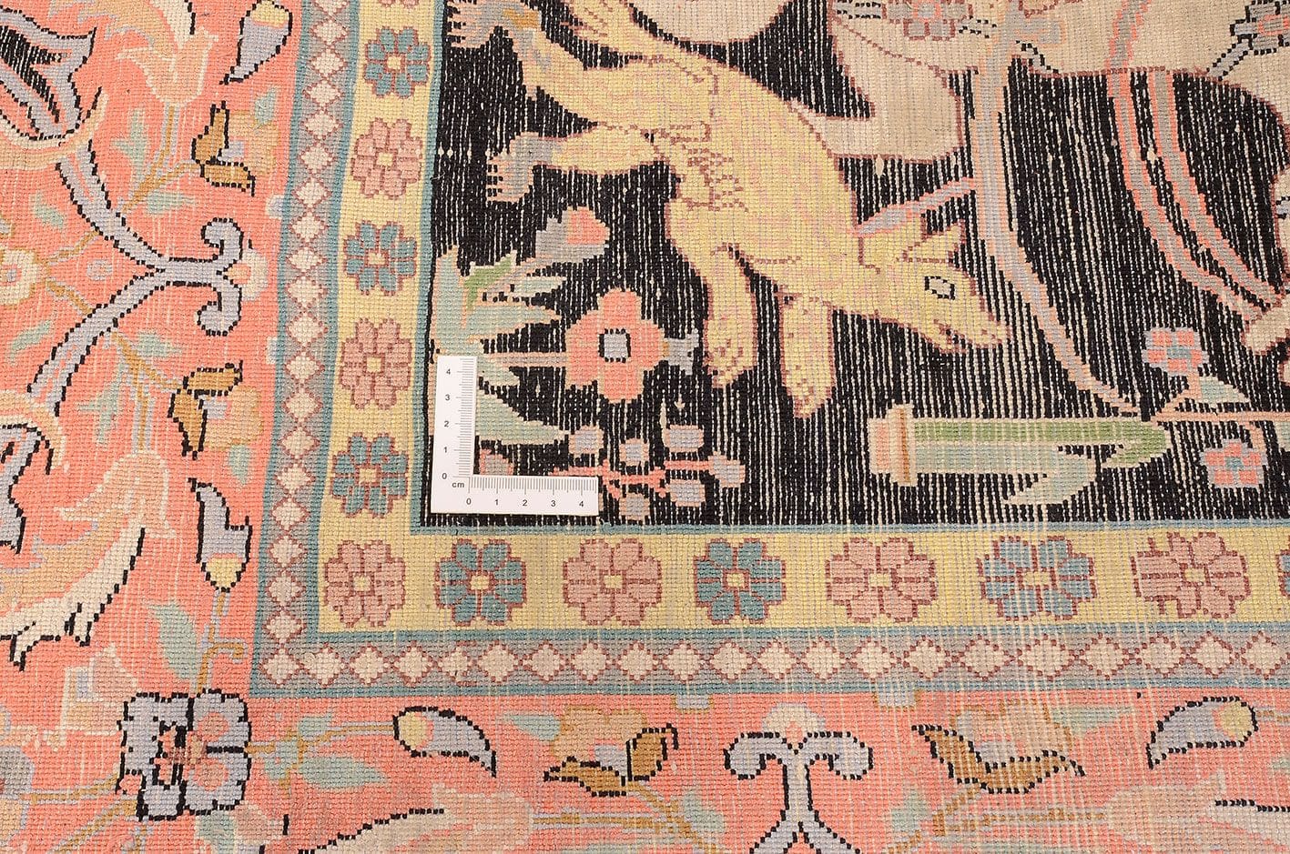 Alternative view of Hand-Knotted Kashmir Indian Rug, 362 × 556 cm, Silk