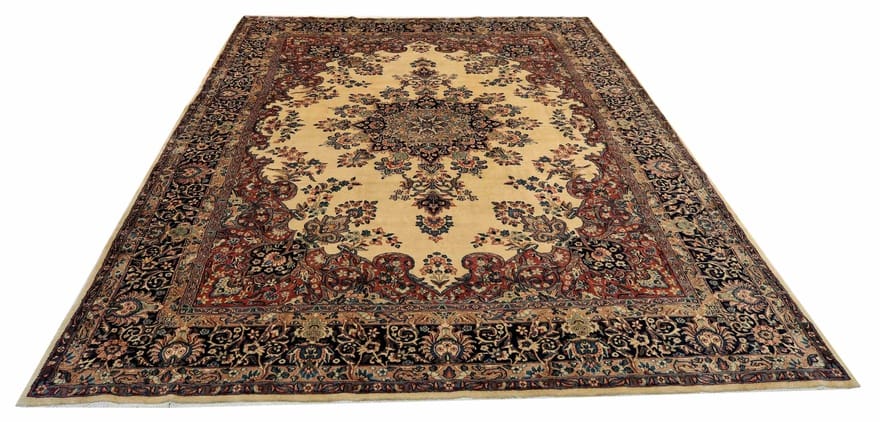 Alternative view of Wool Kerman Persian Rug 415 × 298 cm, hand-knotted