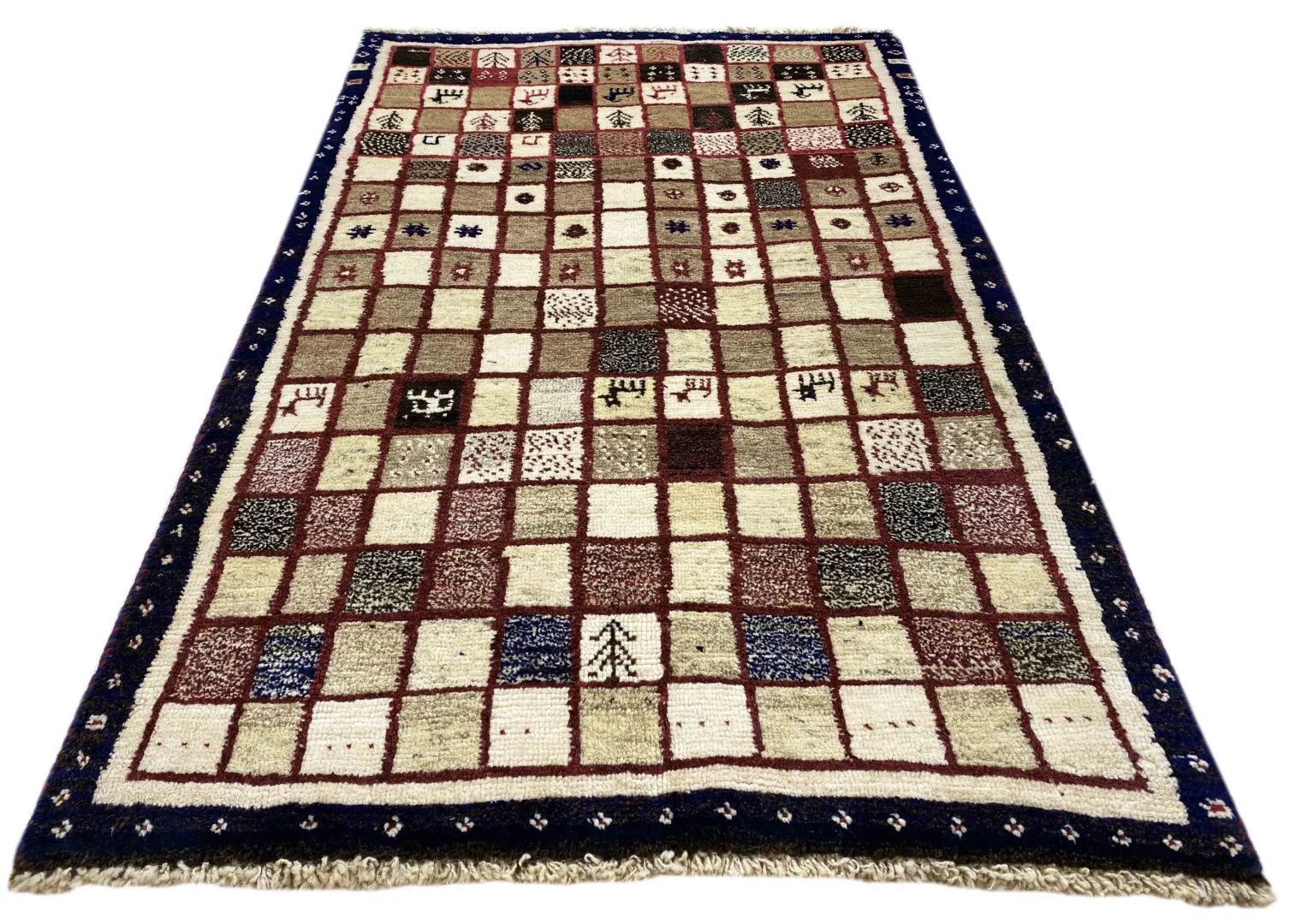 Alternative view of Gabbeh Persian Rug 154 × 97 cm in Wool, hand-knotted