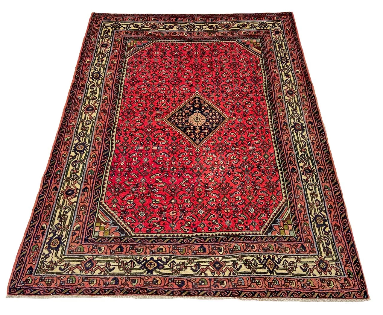 Alternative view of Hand-Knotted Persian Rug, 199 × 148 cm, Wool