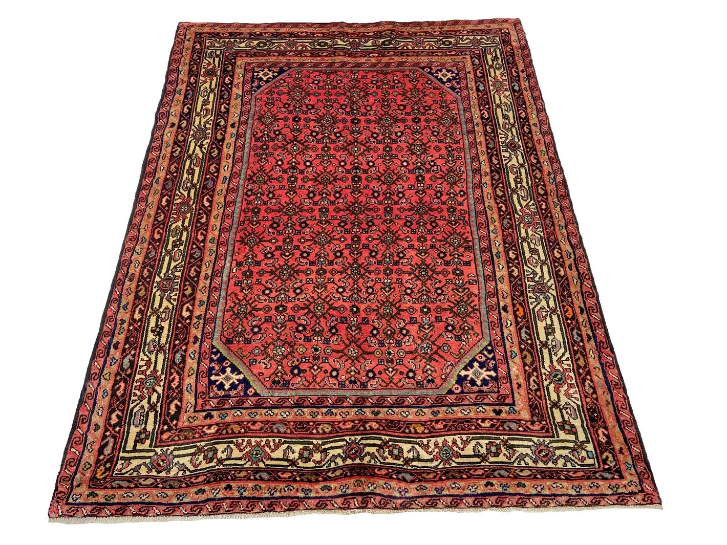 Alternative view of Persian Rug 206 × 156 cm in Wool, hand-knotted