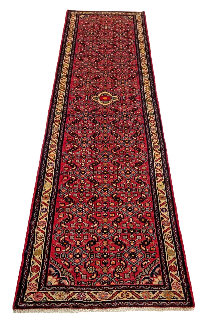 Alternative view of Wool Persian Rug 316 × 83 cm, hand-knotted