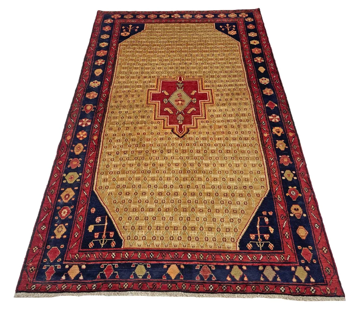 Alternative view of Wool Persian Rug 240 × 141 cm, hand-knotted