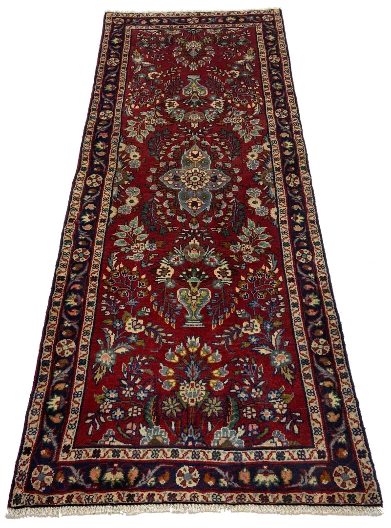 Alternative view of Persian Rug 200 × 78 cm in Wool, hand-knotted