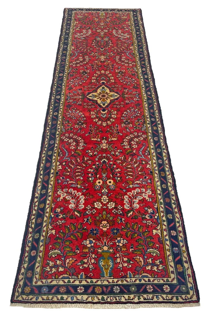 Alternative view of Persian Rug 296 × 81 cm in Wool, hand-knotted