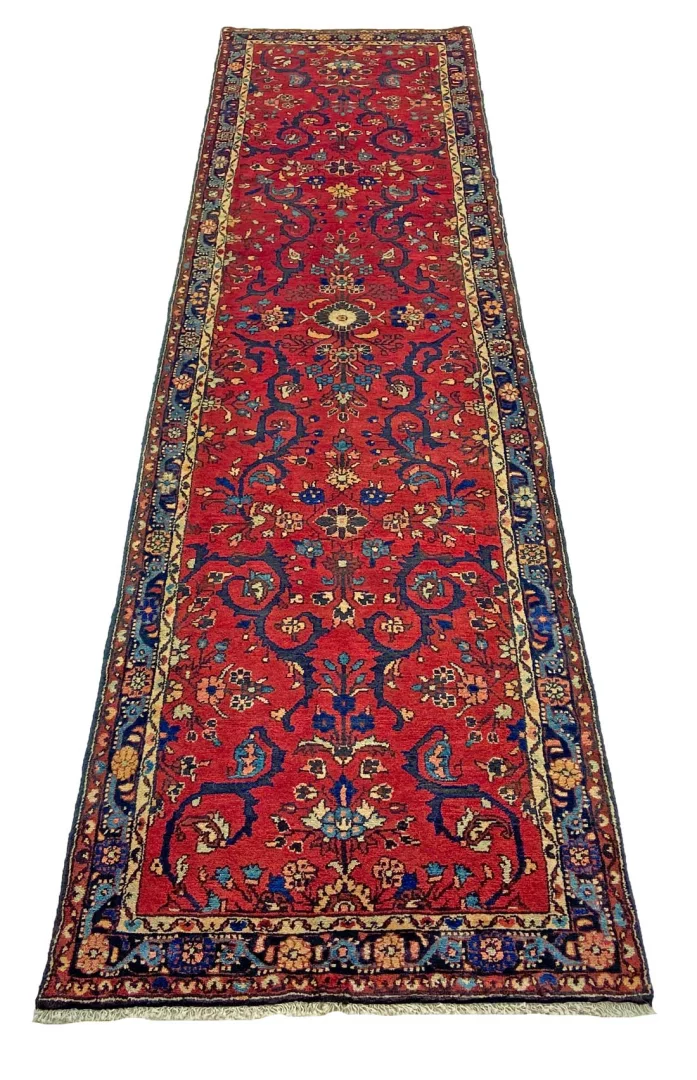 Alternative view of Persian Rug 327 × 85 cm in Wool, hand-knotted
