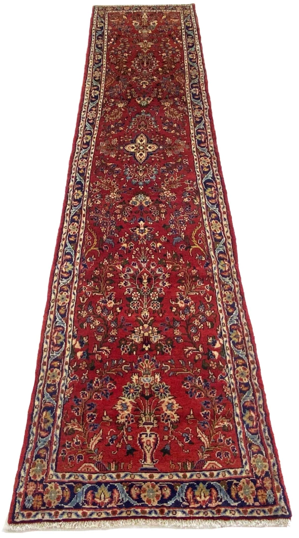 Alternative view of Hand-Knotted Persian Rug, 334 × 75 cm, Wool