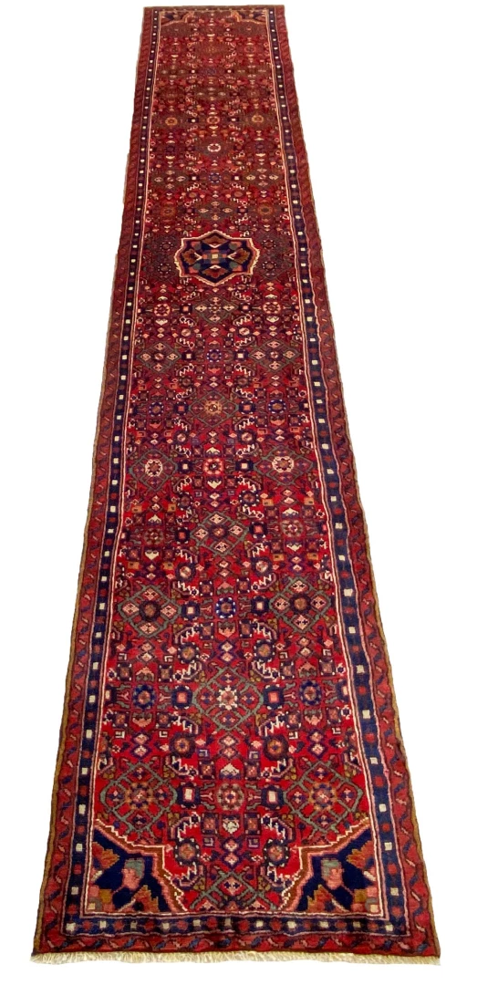 Alternative view of Hand-Knotted Persian Rug, 402 × 71 cm, Wool