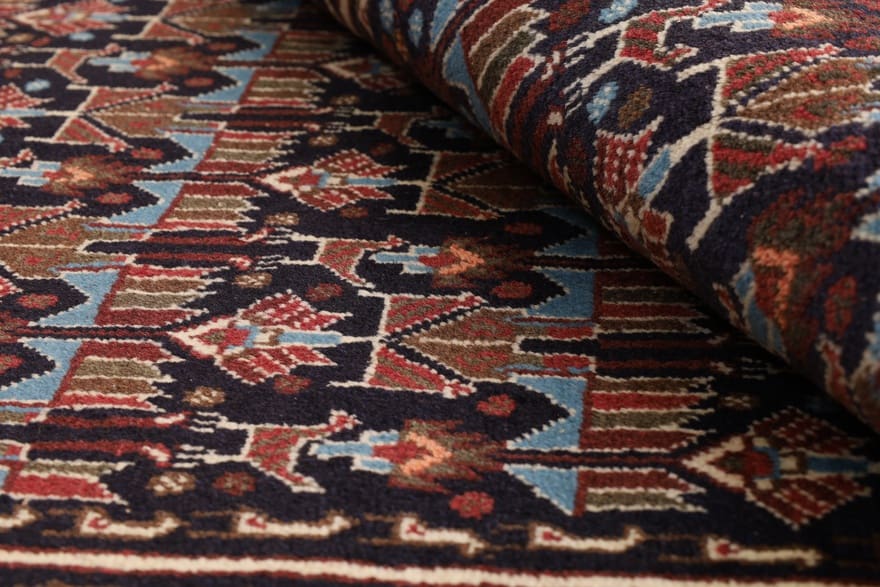 Alternative view of Hand-Knotted Afshar Persian Rug, 122 × 85 cm, Wool