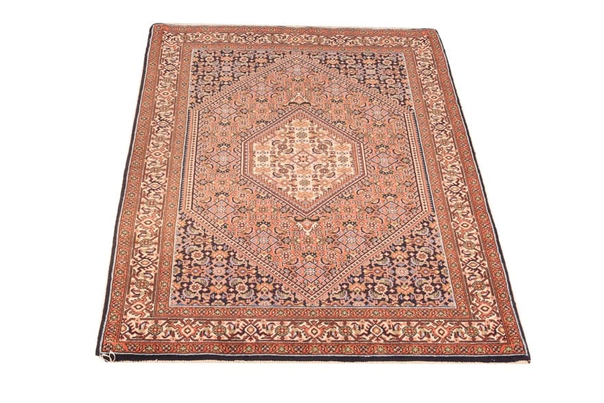 Alternative view of Hand-Knotted Bijar Persian Rug, 142 × 90 cm, Wool