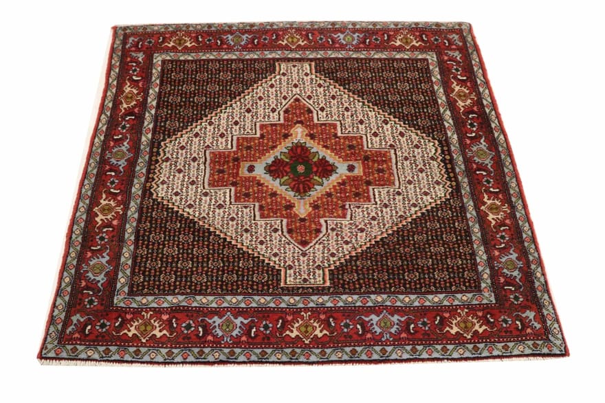 Alternative view of Hand-Knotted Persian Rug, 152 × 118 cm, Wool