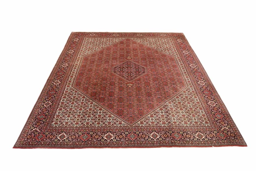 Alternative view of Hand-Knotted Bijar Persian Rug, 347 × 249 cm, Wool