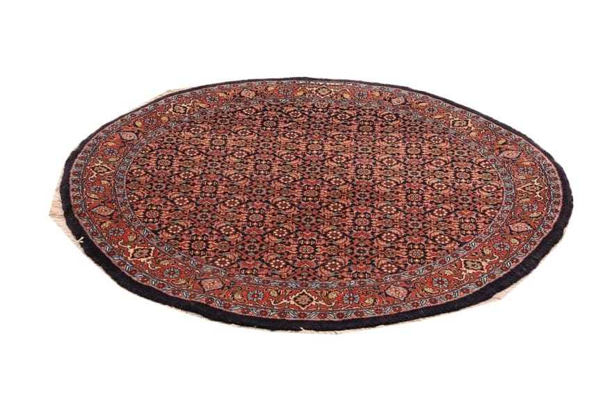 Alternative view of Bijar Persian Rug 100 × 100 cm in Wool, hand-knotted