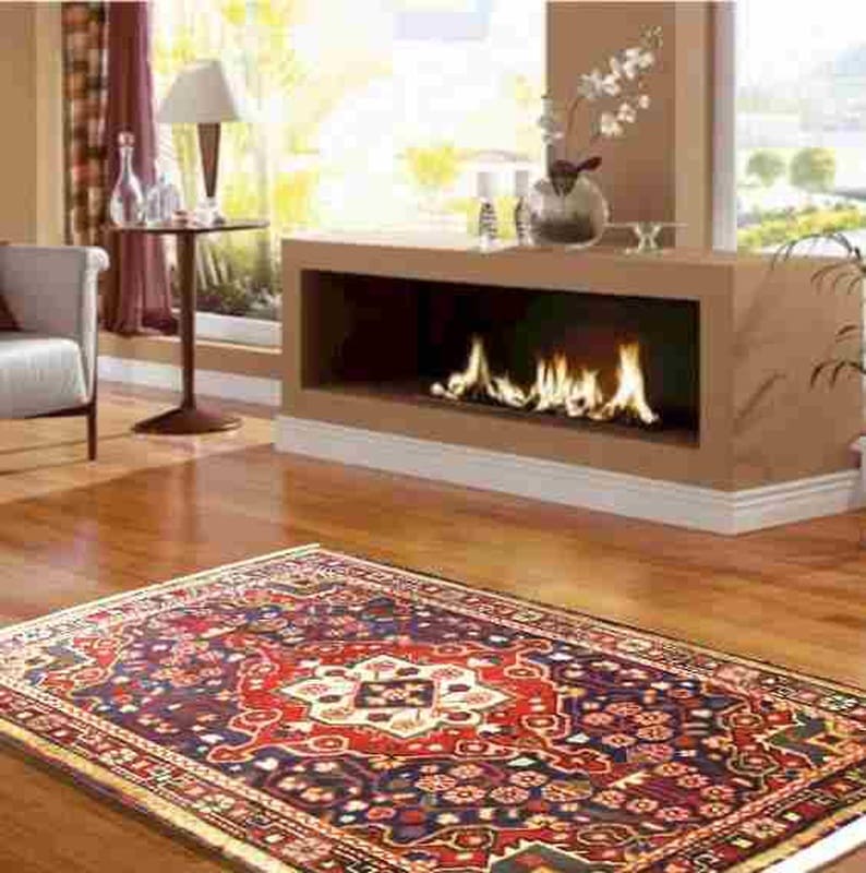 Alternative view of Hand-Knotted Persian Rug, 98 × 66 cm