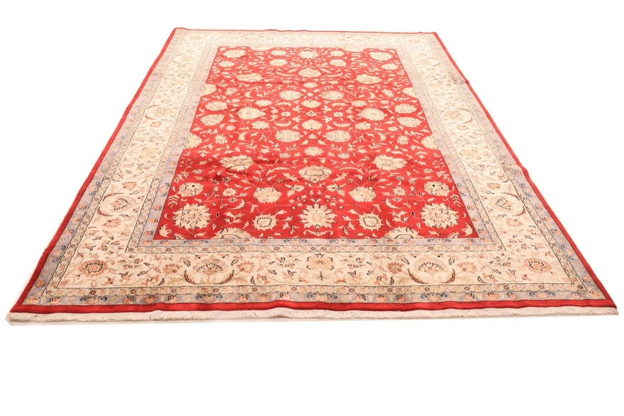 Alternative view of Tabriz Indian Rug 344 × 244 cm in Wool, hand-knotted