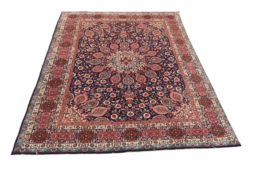 Alternative view of Antique Tabriz Persian Rug 297 × 198 cm, Wool