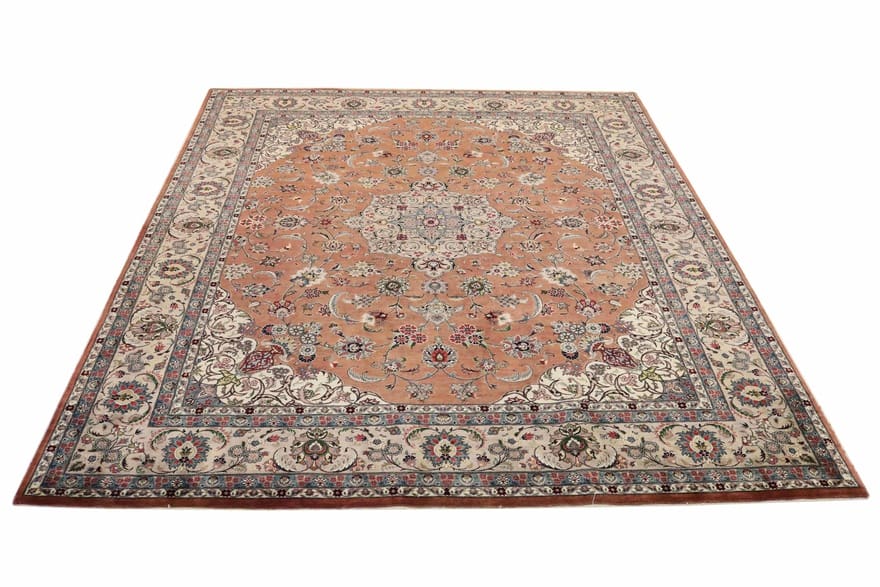 Alternative view of Hand-Knotted Tabriz Persian Rug, 335 × 245 cm, Wool