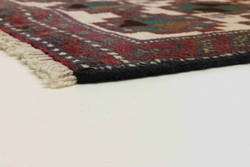 Alternative view of Hand-Knotted Baluch Persian Rug, 153 × 71 cm, Wool