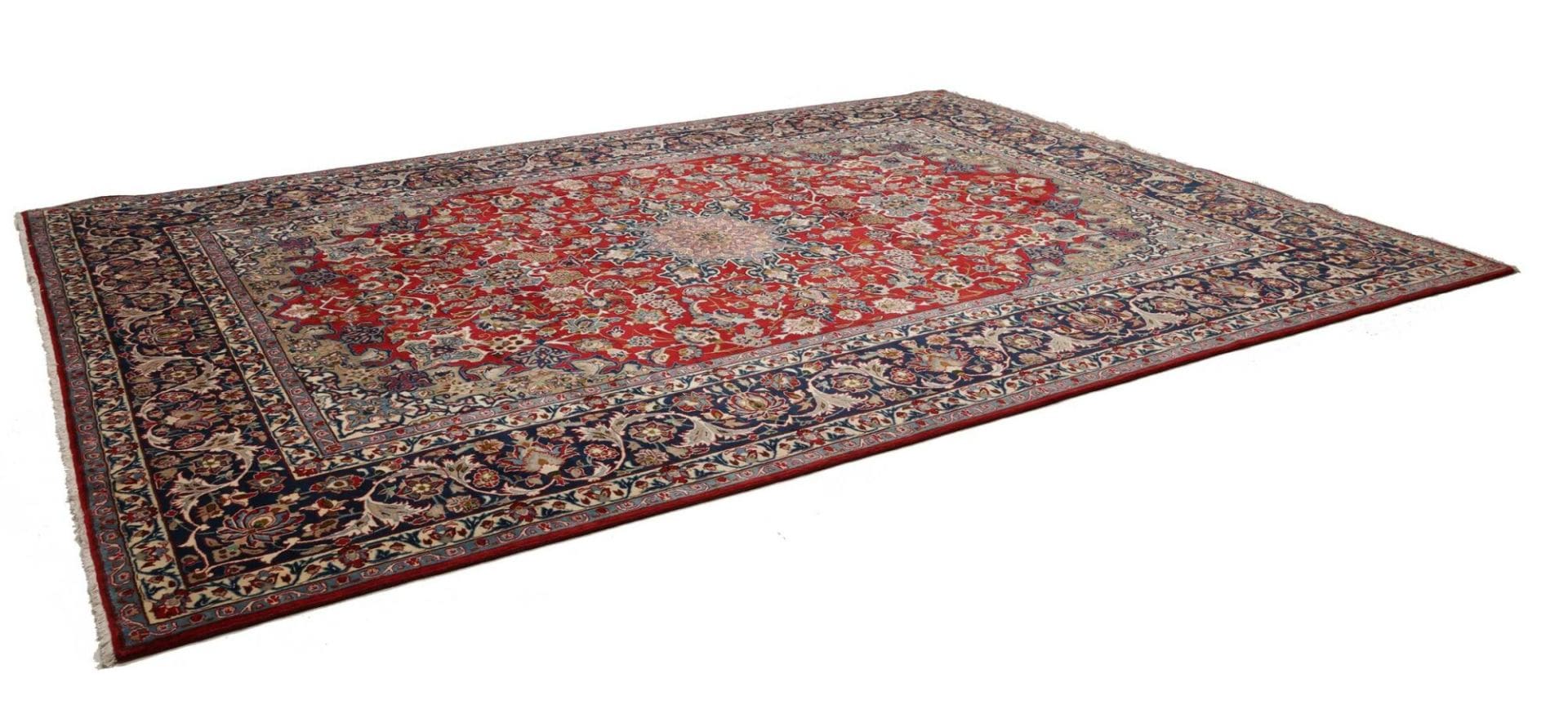 Alternative view of Wool Persian Rug 315 × 420 cm, hand-knotted