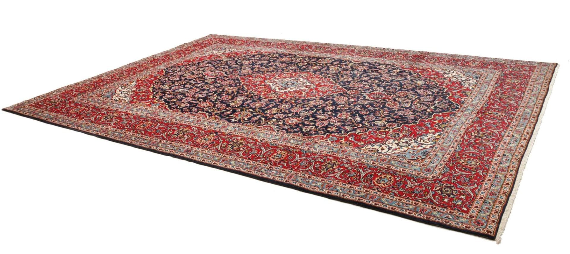 Wool Kashan Persian Rug 298 × 418 cm, hand-knotted - Image 3