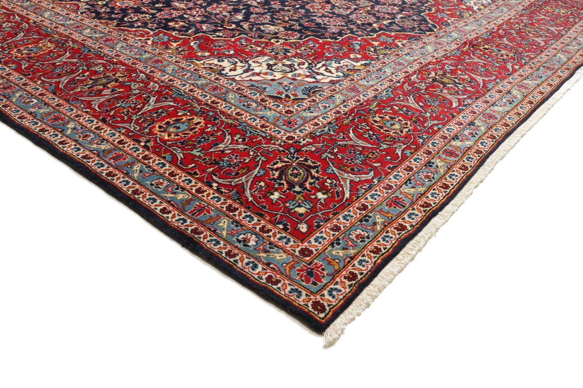 Wool Kashan Persian Rug 298 × 418 cm, hand-knotted - Image 5