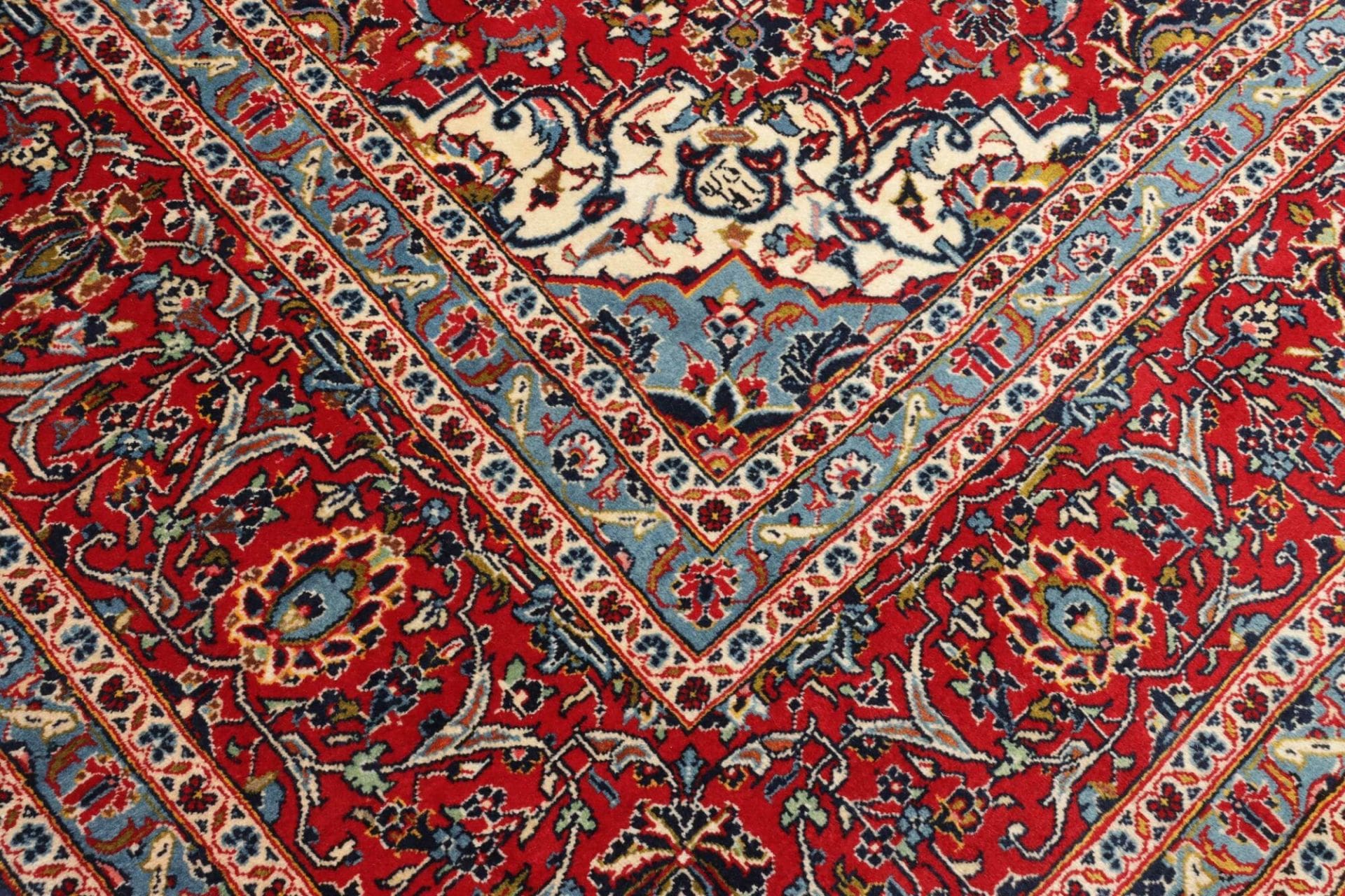 Wool Kashan Persian Rug 298 × 418 cm, hand-knotted - Image 6