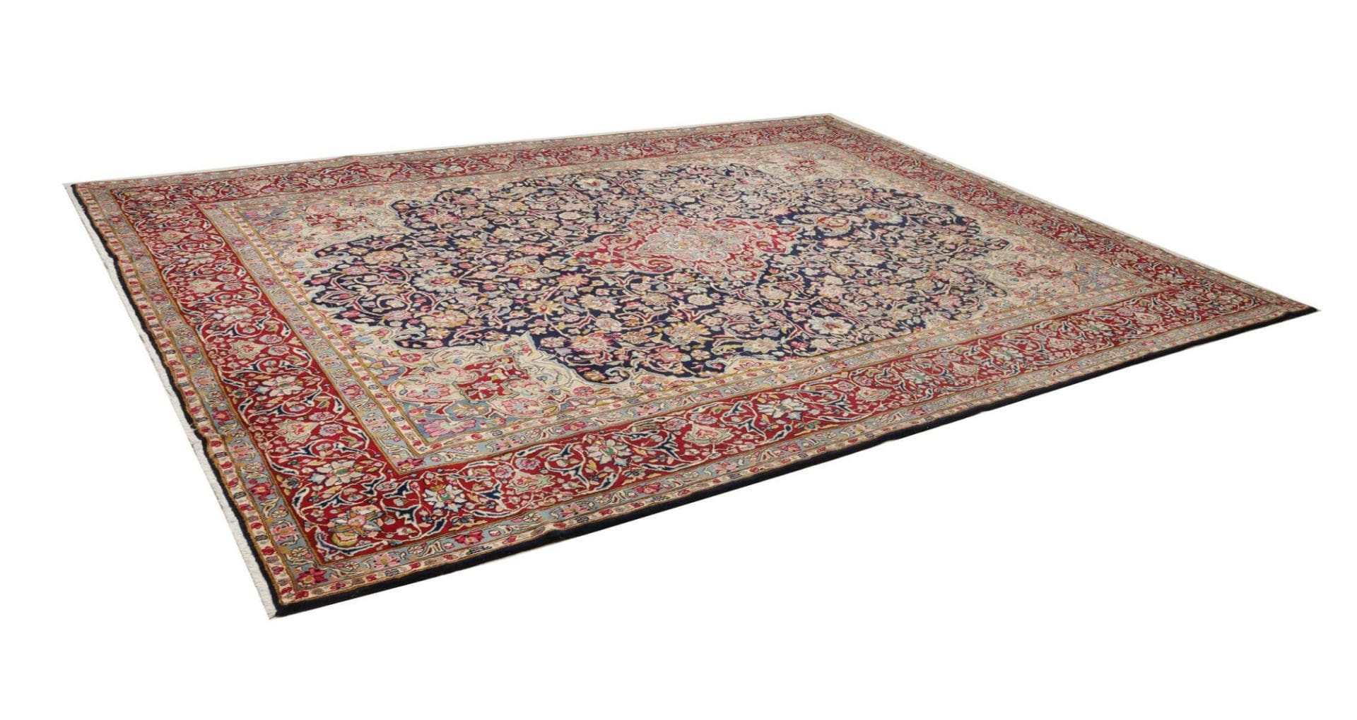 Alternative view of Hand-Knotted Kerman Persian Rug, 301 × 400 cm, Wool