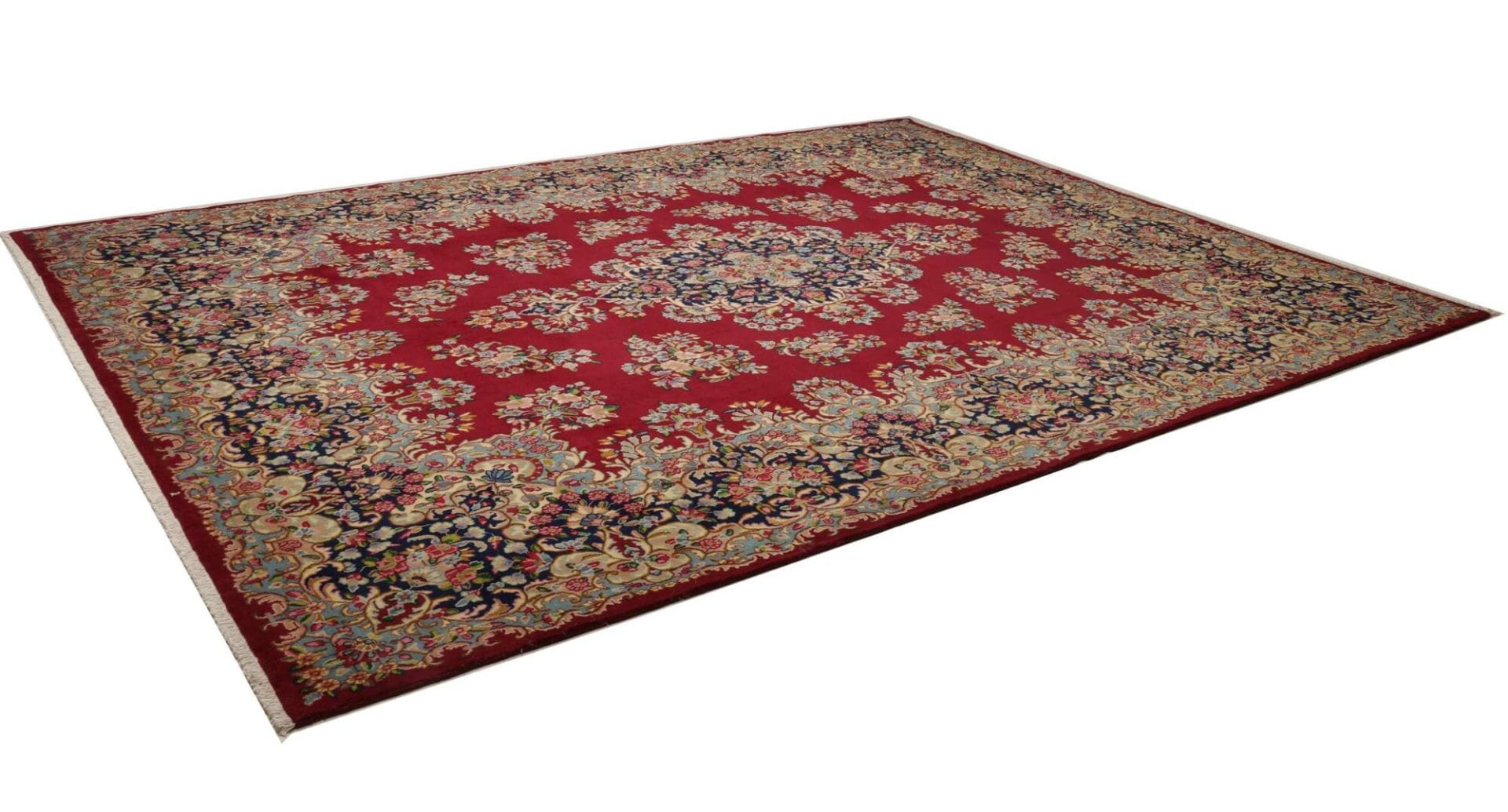 Alternative view of Wool Kerman Persian Rug 309 × 407 cm, hand-knotted