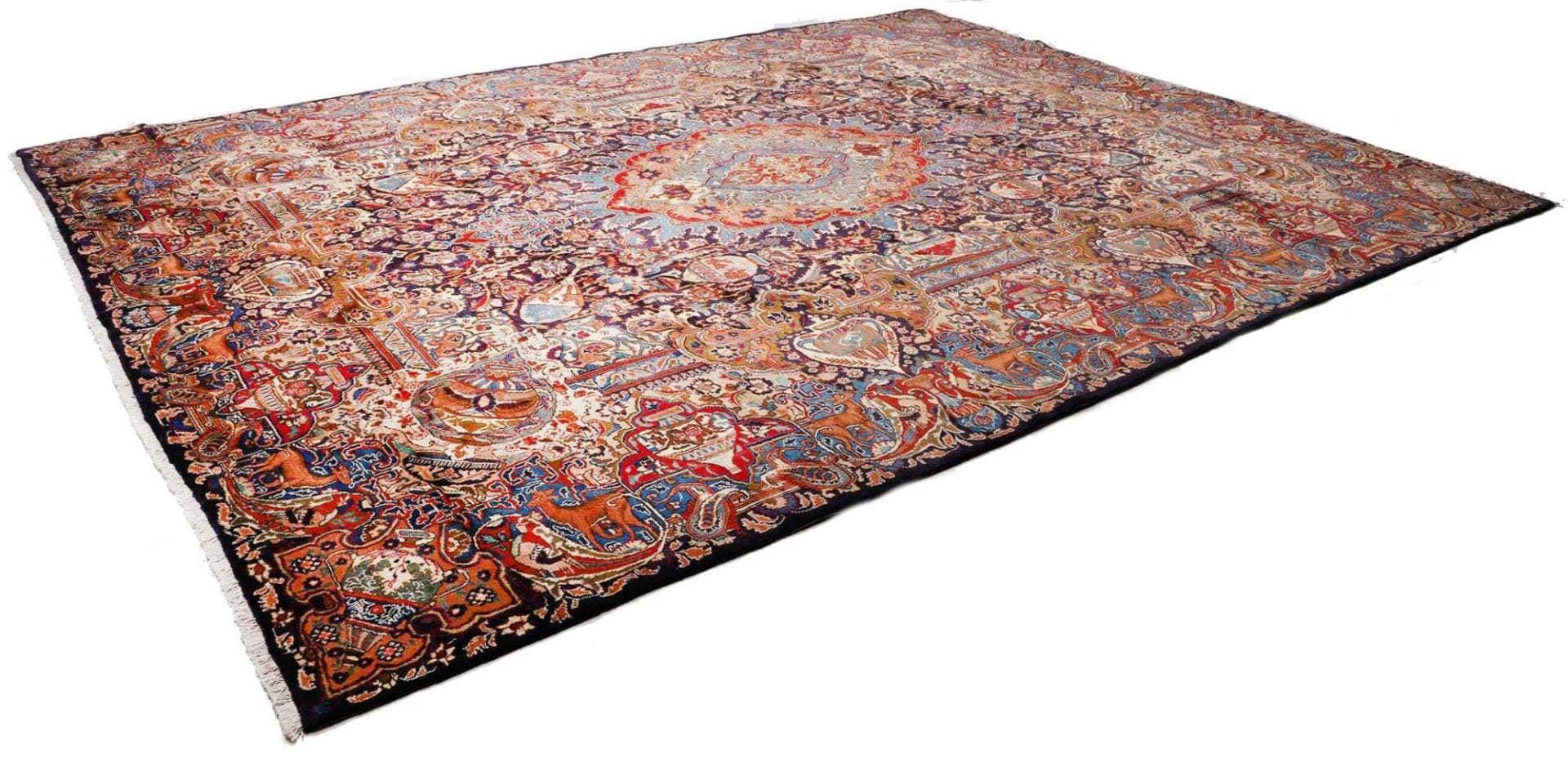 Alternative view of Wool Kashmar Persian Rug 303 × 394 cm, hand-knotted