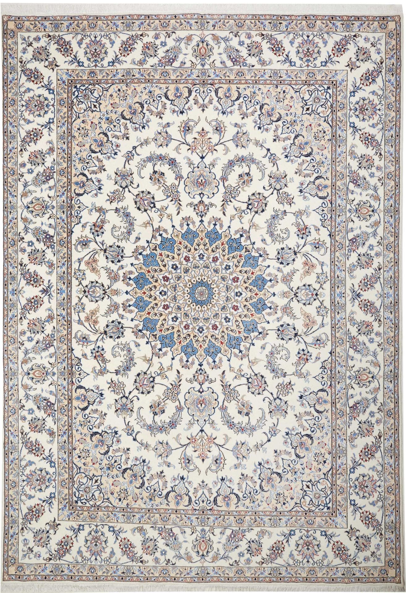 Wool Nain Persian Rug 258 × 365 cm, hand-knotted