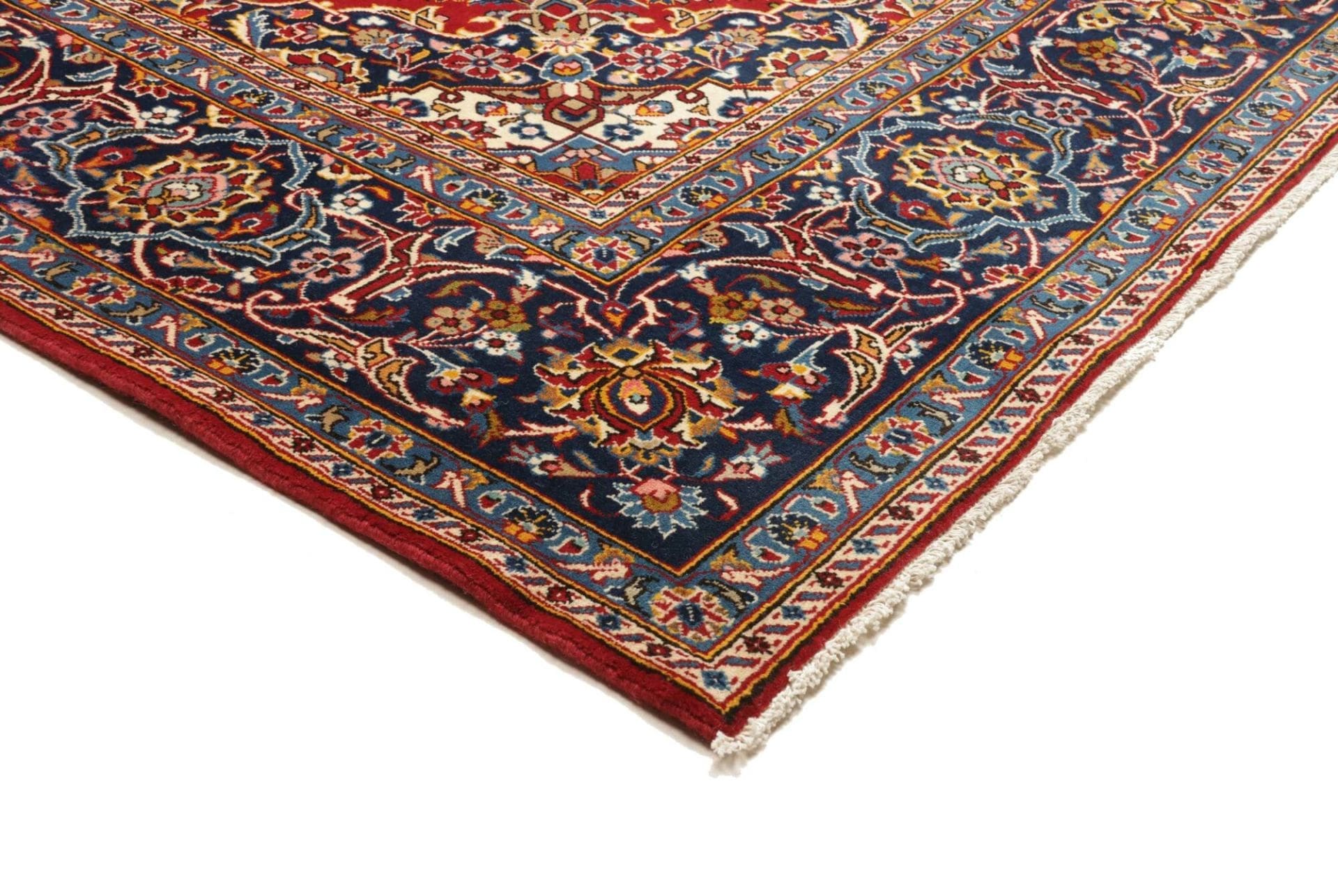 Hand-Knotted Kashan Persian Rug, 233 × 354 cm, Wool - Image 5